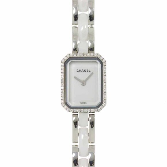 CHANEL Premiere H2132 Diamond Bezel Ceramic Quartz White Dial Ladies 90272590 - Picture 1 of 7